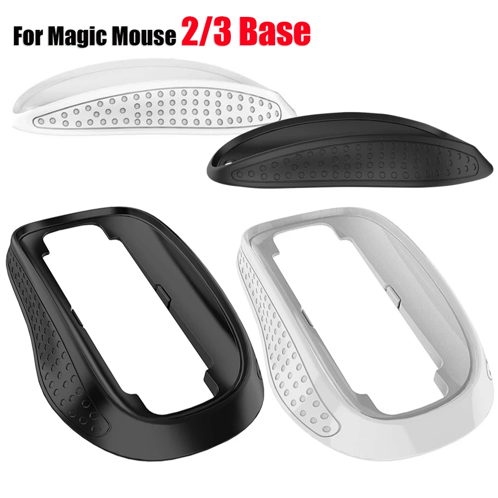 Ergonomische Abdeckung für Apple Magic Mouse 2 3 Hardcase Mouse Base Pad Handballen auflage Erhöhtes Anti-Rutsch-Mauspad für Magic Mouse 2 3 Image