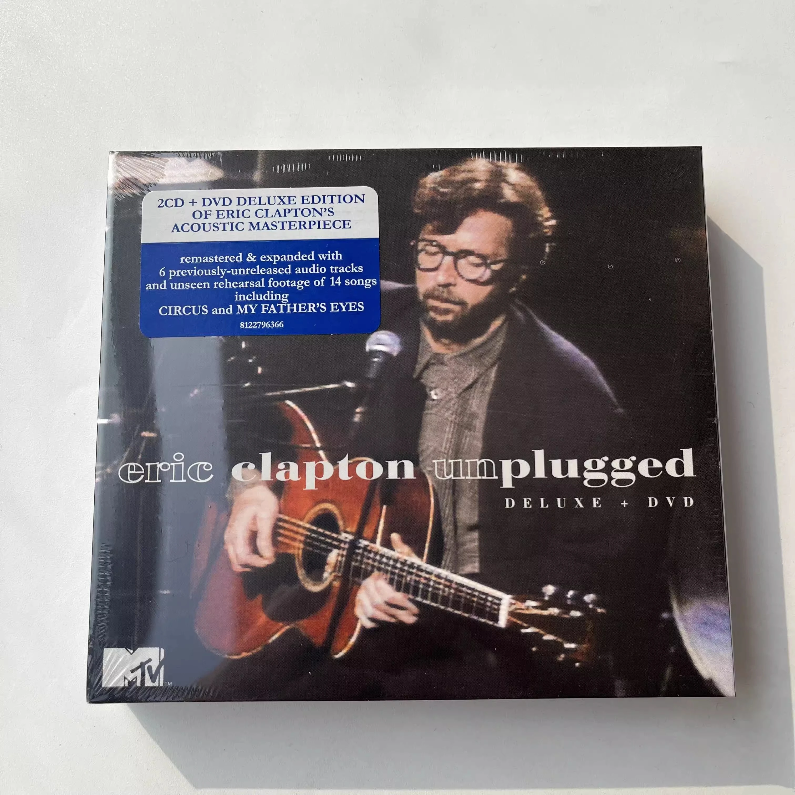 Retro Eric Clapton Musik-CD Unplugged Deluxe Edition Album 2 Stück Musikaufzeichnung + DVD Cosplay Walkman Auto Soundtracks Box Collection Image