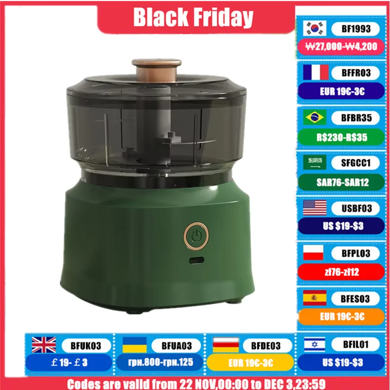 350 ml Mini Drahtlose Elektrische Knoblauch Presse Dual Zweck Knoblauch Püree USB Lade Küche Lebensmittel Shredder Fleischwolf Gemüse Image