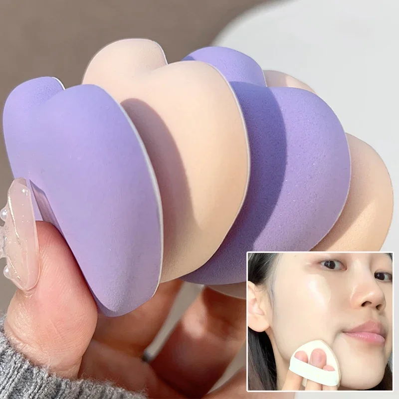 Weiche Baumwolle Kosmetik Puff trocken nass verwendbar Make-up Schwamm Kissen Puff für Foundation Concealer Puder Make-up Schwamm Beauty Tools Image