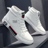 Männer Leinwand Herbst Leder Schuhe Mode neue High-Top Schuhe für Männer Nicht-Slip Männlichen