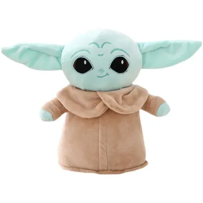 18cm Disney Star Wars Anime Yoda Grogu Mandalorian Figure Yoda Baby Dolls Model Stuffed Cartoon Yoda