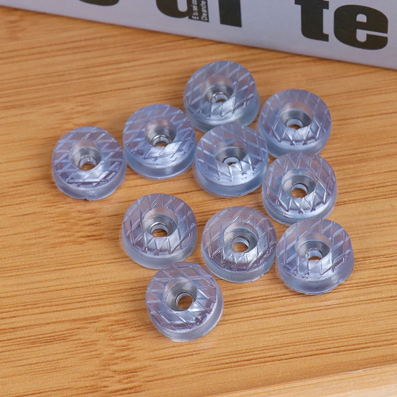 10 stücke Klare Weiche Möbel Stuhl Füße Bein Unten Nicht-slip Pads Silikon Sofa Fuß Abdeckungen Für Möbel Tisch Stuhl beine