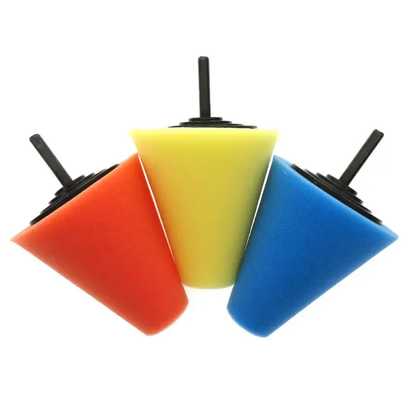 Praktisches Auto-Rad für elektrische Bohrmaschine, Polierkugel, Polierkegel-Set, Auto-Naben-Polierschwamm-Set Image