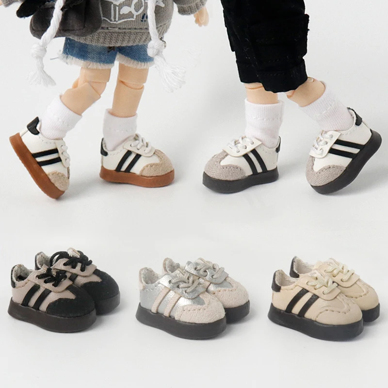 ob11 Puppenschuhe Mode Casual Sportschuhe Sneakers 1/12 BJD Schuhe für obitsu11, GSC, YMY, body9, OB11 Puppenzubehör