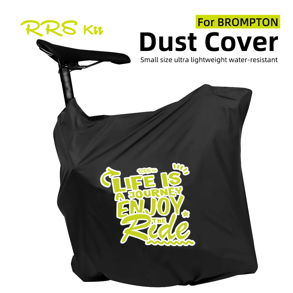  Rrskit Fahrrad rahmen versteckte Staubs chutz hülle für Brompton ultra dünne Staubs chutz hülle mit Aufbewahrung tasche für 14-16 Zoll Faltrad Image