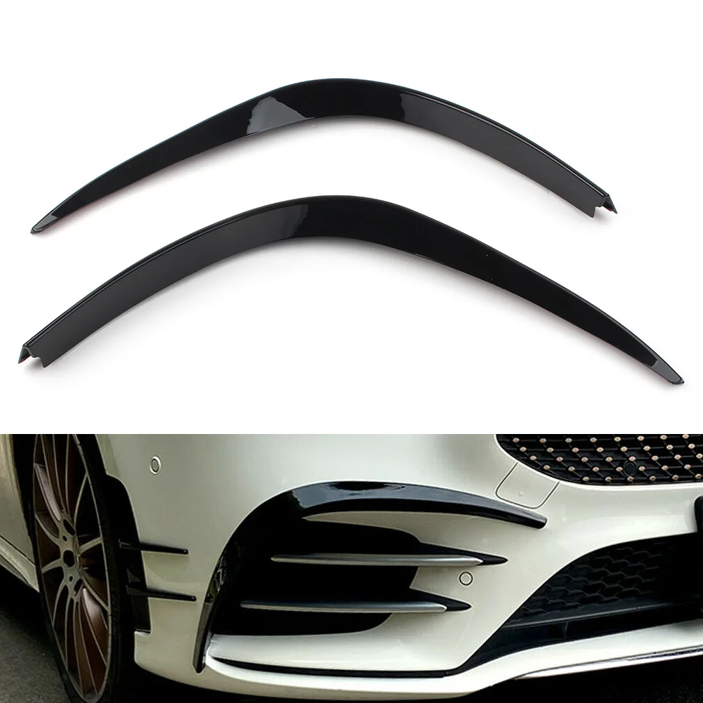 Auto Front Stoßstange Splitter Spoiler Canard Zierleisten Für 2019-2022 Mercedes Benz W177 A-Klasse A35 A180 A200 a220 A260 Image