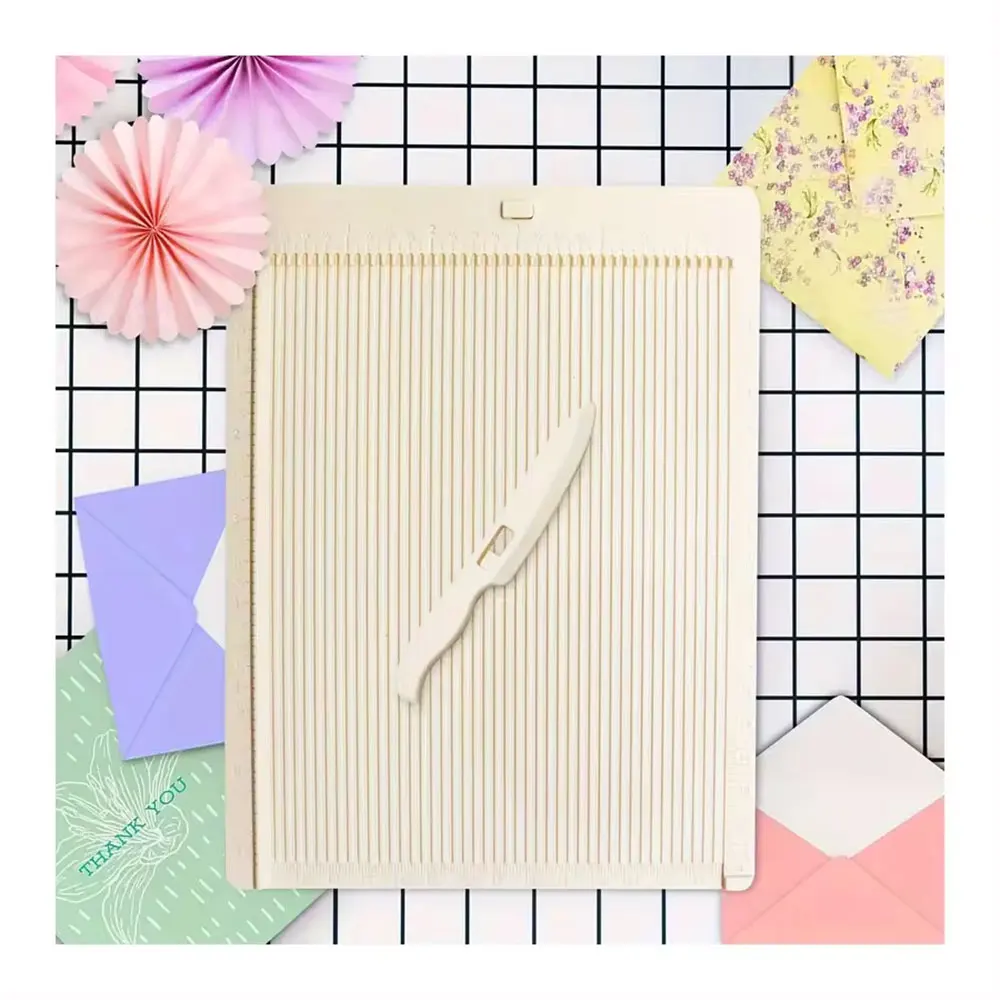 DIY liefert Papiers ch neider kreative Umschlag hersteller mit Mess gitter Mehrzweck-Scoring Board geprägte Linien Scrap booking Image