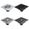 1PC Floor Drains 304 Stainless steel Shower Square Strainer Cover Washing Machine Deodorant Drainage