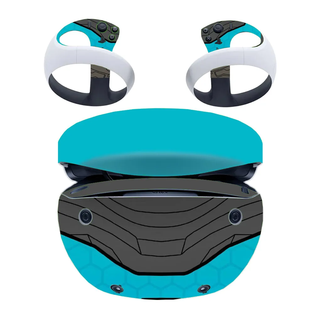 SKull design For PS VR2 VR headset Stickers Skin and Controller Stickers ,Full Wrap,Vinyl Decal Skin For PS VR2, Protective