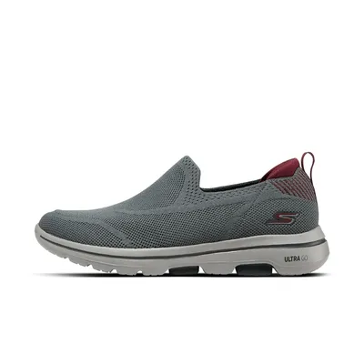 Skechers Shoes for Men "GO WALK 5" Slip-on Casual Shoes with Cushioning, Breathability, Easy On and