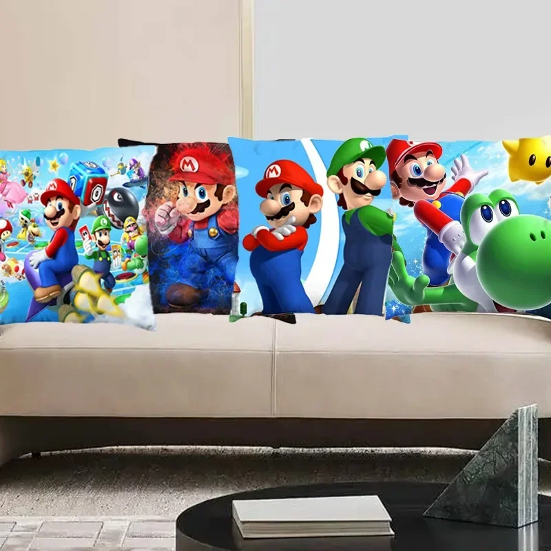 Super Mario Wurf kissen Sofa Kissen Kissen bezug kurze Plüsch Autos Wohnzimmer Garten Party Dekoration Sofa Kissen bezug feine Geschenke