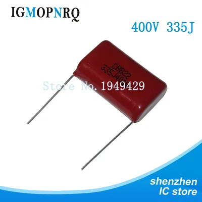 Neuer 10 teile/los cbb Kondensator 400 3,3 v 335j uf 3300nf p25 v335j cl21 metalli sierter Image