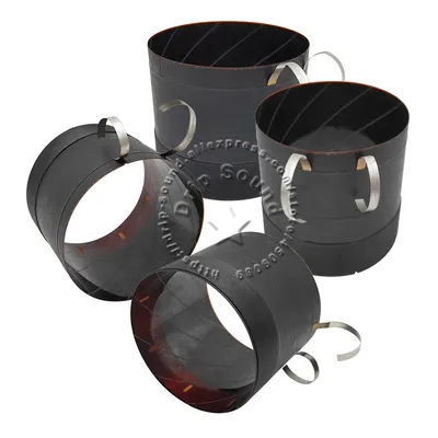 35,5mm-76,2mm 7-8Ohm ksv 2-lagiger flacher Kupferdraht Bass lautsprecher Schwingspule Woofer Sound Image