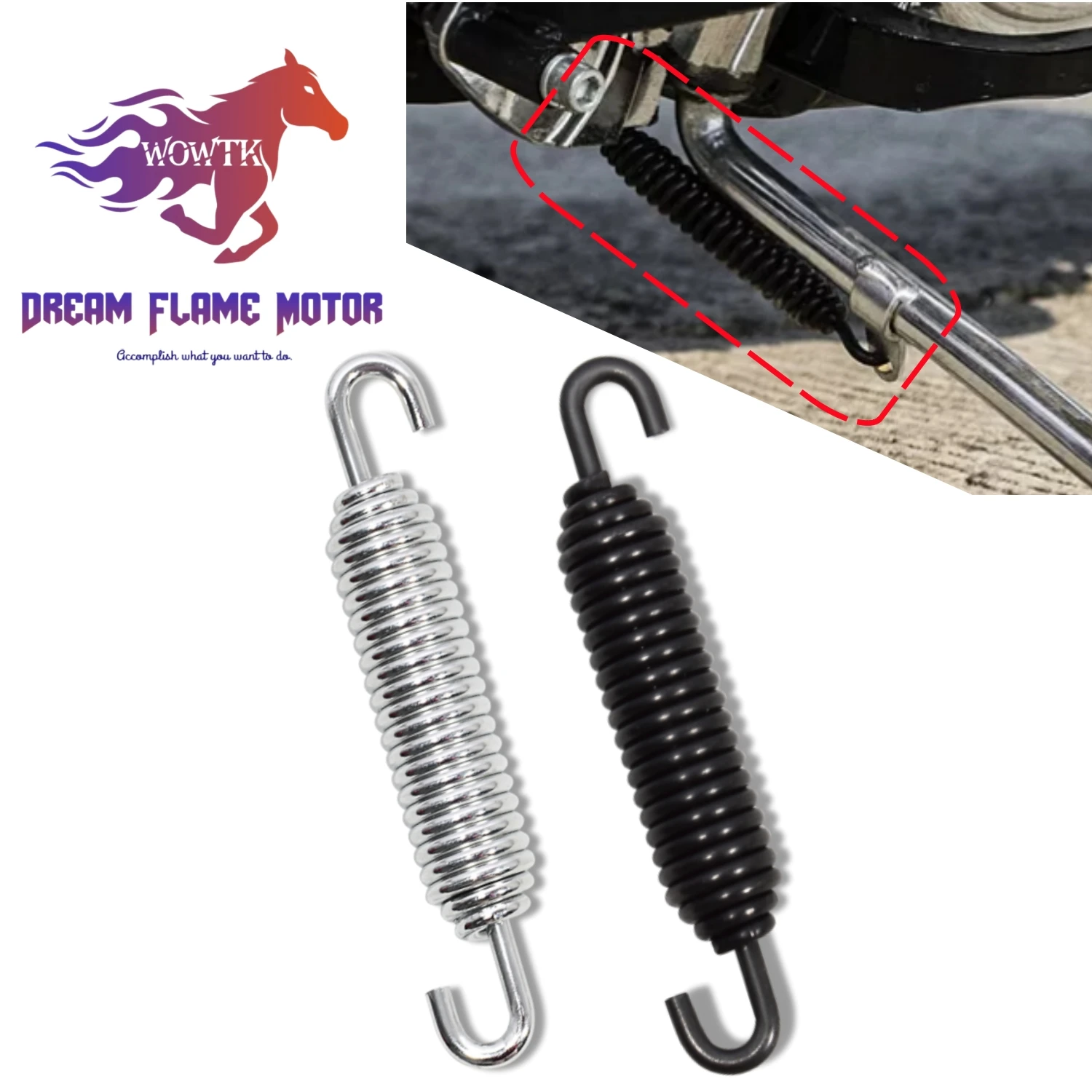 Jiffy Stand motos Stahl Kicks tand Feder Unterstützung Motorrad für Harley Davidson Softail Heritage FXST Fat Boy Sportster XL1200 Iron XL883N 48 72 Roadster Touring 1985-2022 Motorradzubehör