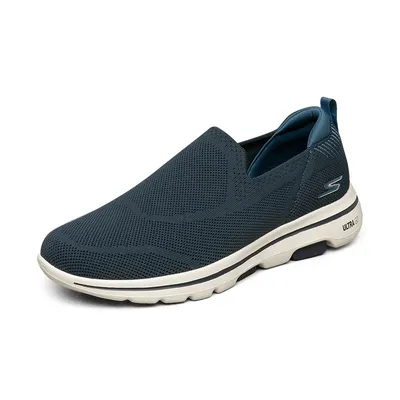 Skechers Men Shoes GO WALK 5 Slip-on Professional Walking Running Shoes Shock-absorbing Non-slip