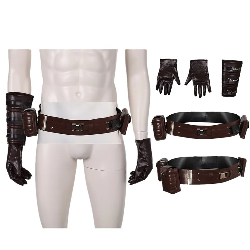 Anakin Cosplay Gürtel TV Space Battle Fantasy Männer Retro Bund Taille Band Handschuhe Halloween Karneval Kostüm Zubehör Prop Image