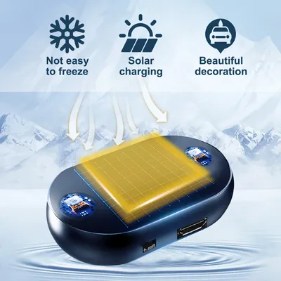1pc anti-freeze car snow remover, car windshield defroster, portable kinetic energy molecular heater, fast and efficient