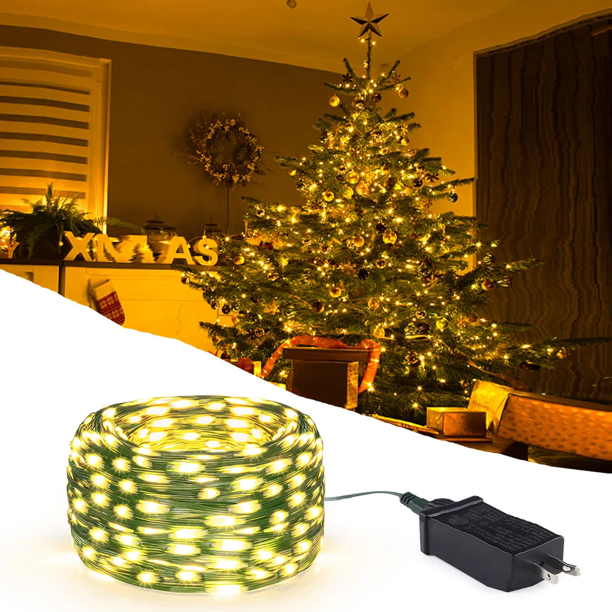led lichterkette grn