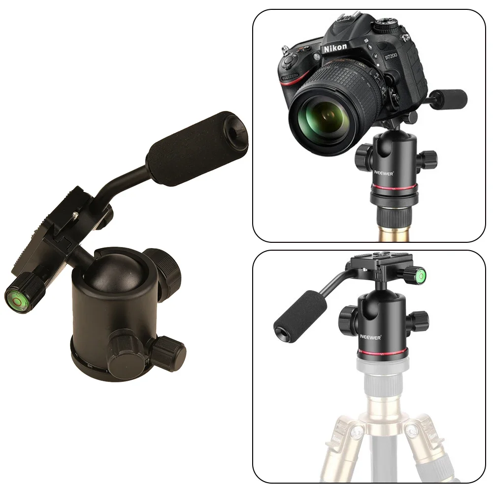 Profession elle Metall Hoch leistungs kamera Stativ Kugelkopf Arca-Typ mit Schnell wechsel platte für Kamera Camcorder Ein beins tativ Stativ