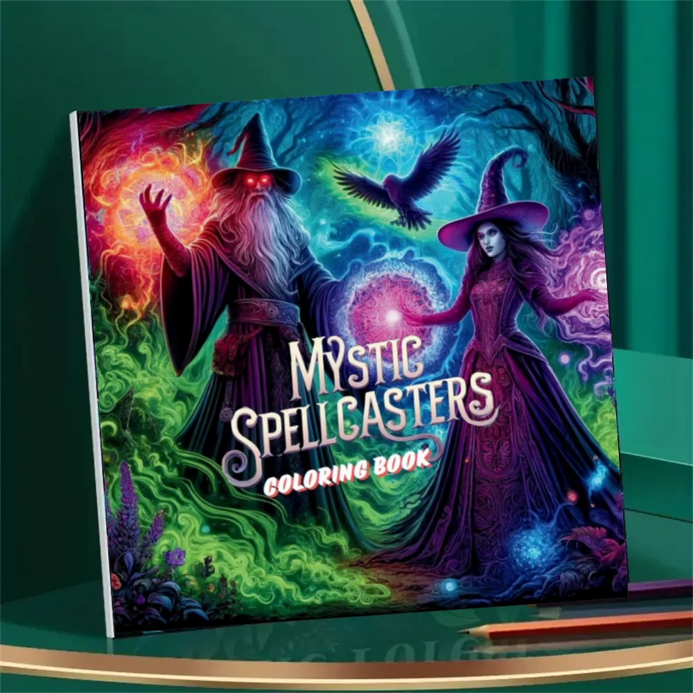 1 Stück Kunst-Malbuch Original verbessertes Papier 70 g/qm 22 Stück Einzelseiten Malbücher Geschenk für Urlaub Geburtstagsfeier Image