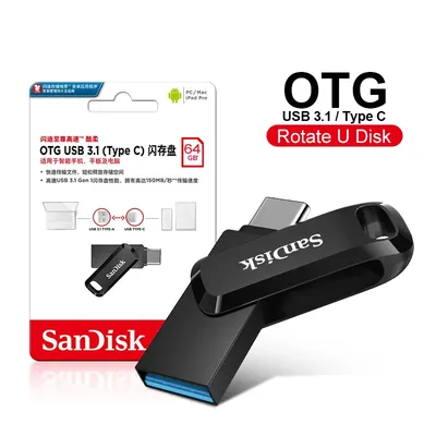 Sandisk Ultra Dual Drive otg Pen drive Typ-C mit USB 3. 0 32GB 64GB 3,1 GB 128GB Flash-Laufwerk für Image