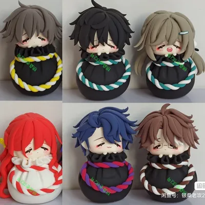 Honkai: Sterns chiene Kafka Jing Yuan gedämpfte gefüllte Brötchen form 7cm Anime Figur Kawaii Image