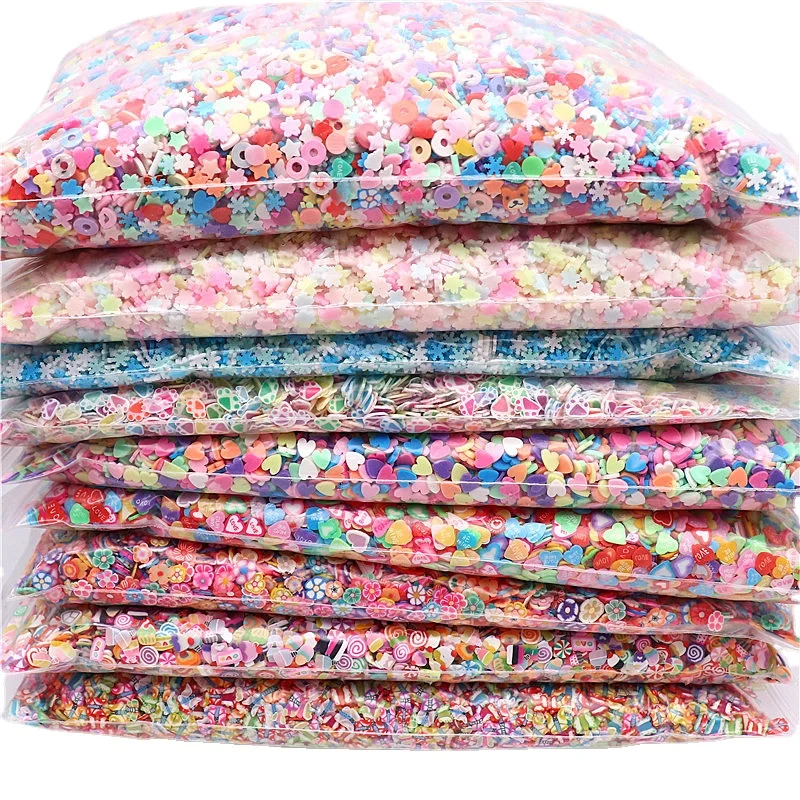 490 g 3D-Polymer-Ton-Scheibe, künstliche Streusel für Bastelarbeiten, Schmuckzubehör, DIY, handgefertigte Nagelkunst-Dekoration Image