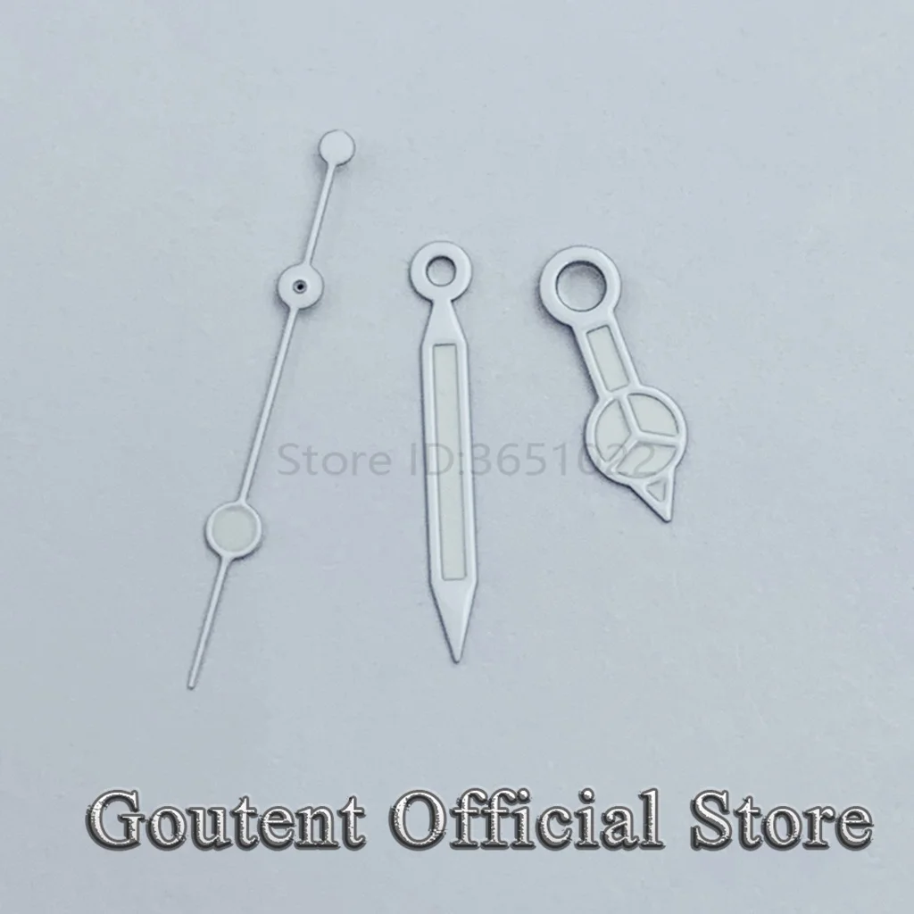 Goutent grün leuchtende weiße Uhrzeiger passen auf NH35 NH36 ETA 2836 2824 DG2813 3804 Miyota 8215 8205 821A Uhrwerk Image