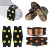 5-Stud Silikon Kletter Steigeisen rutsch feste Schuh überzüge Unisex Outdoor Kette Schuhs pitzen für Größe: 26-45 Schuhgröße kann angewendet werden