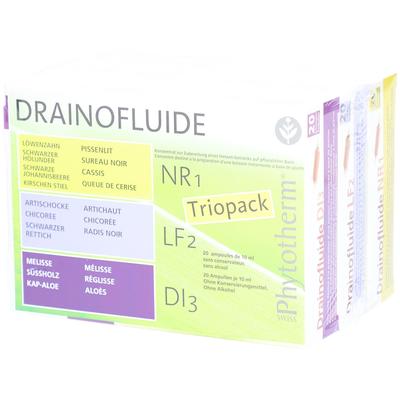 Drainofluide Trio NR 1 + LF 2 DI 3 x 20 Stk St Trinkampullen Image