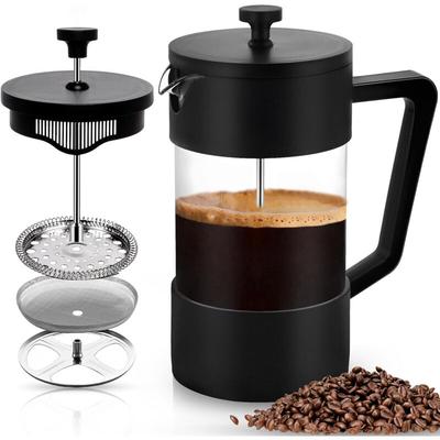 Kolbenkaffeemaschine, French Press 1000 ml, Französische Karaffe für Filterkaffee, Kaffeemaschine