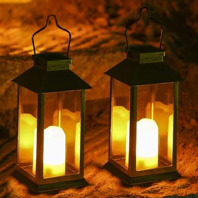 Solarlaterne für den Außenbereich, LED-Solar-Gartenleuchten, Rasenleuchten für den Außenbereich, Image