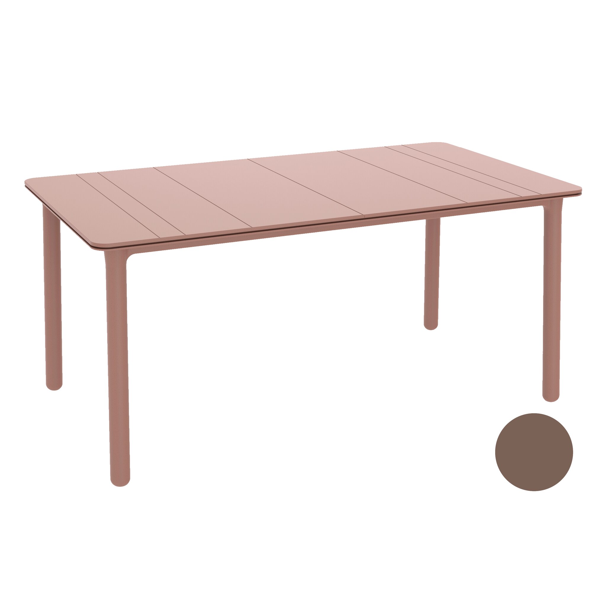 Resol »Noa« Outdoor Tisch rechteckig Sand/White