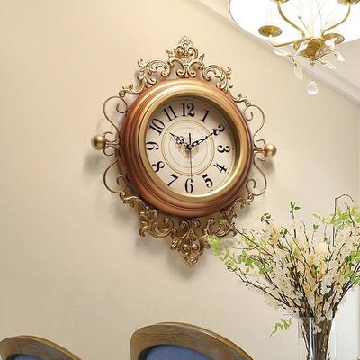 Large Vintage Wall Clock Silent Non Ticking Battery Operated Quartz Wall Clock Metal Wall Clocks Retro Wall Clock Court Style