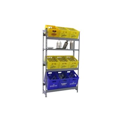SimonRack Simonbottle Rack 3-1 für 100 kg in der Farbe GRAU mit Abmessungen von 1000x1000x300 mm Image