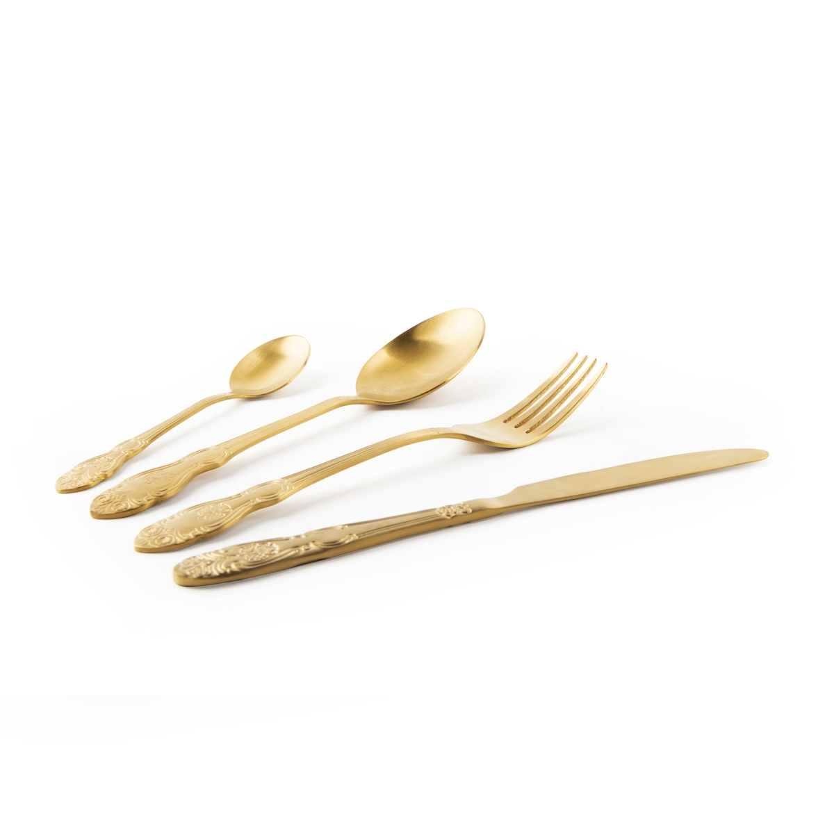 Excelsa Besteckset 4 Stück Baroque Stahl Gold Image