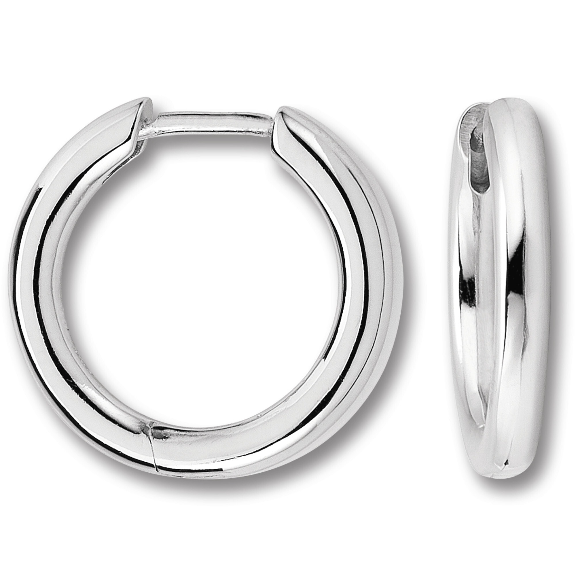 Paar Creolen ONE ELEMENT "Ohrringe Creolen aus 925 Silber", silber, Ohrringe, Damen, Damen, Silber 925 (Sterlingsilber), Zeitlos elegant – mit Liebe zum Detail gefertigt