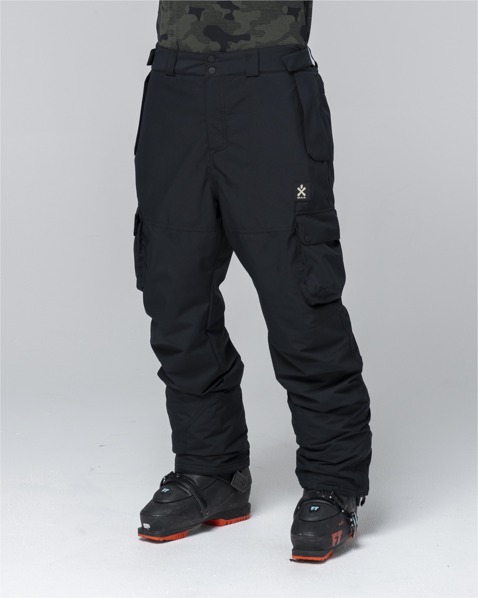 Skihose BULA "Liftie", Herren, Gr. XL, US-Größen, schwarz, 100% Polyester, unifarben, Hosen Skihose, mit wasserdichter Funktion Image