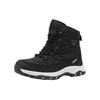 Winterstiefel KANGAROOS "K-FW Bonnie", Damen, Gr. 40, schwarz-weiß (jet schwarz, weiß), Textil, Synthetik, sportlich, Schuhe, Snowboots, Winterboots, Winterschuhe, wasserdicht und gefüttert