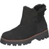 Winterboots WALDLÄUFER "H-LONDON", Damen, Gr. 7,5 (41), schwarz, Nubukleder, Lammfell, unifarben, casual, Schuhe, Stiefelette, Profilsohle, in Bequemweite G (= weit)