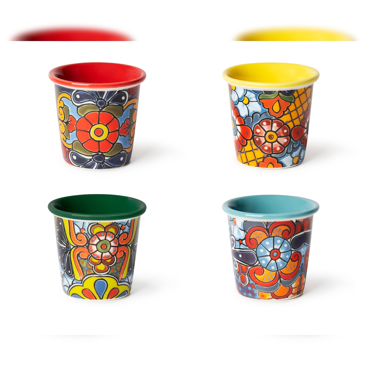 Excelsa Set Von 4 Espressotassen Acapulco Bone China 9 cl Bunt Image