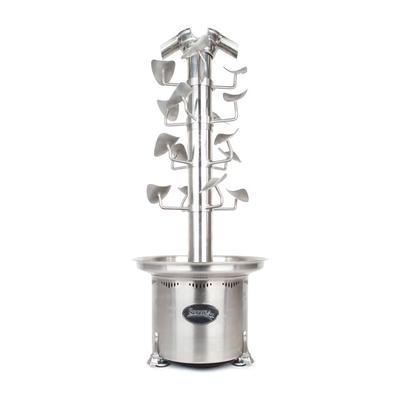 Sephra 10176 44" Cascade Chocolate Fountain w/ 22 lb Capacity, Silver, 115 V