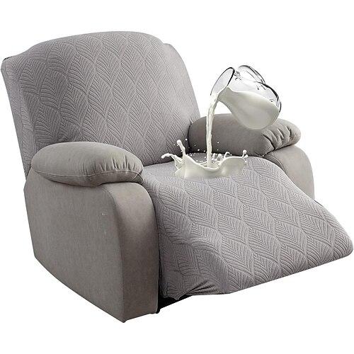Housse de fauteuil inclinable 100 % imperméable, 1 pièce, housse de canapé inclinable extensible, housse lavable pour fauteuil inclinable pour animaux de compagnie, chiens, enfants