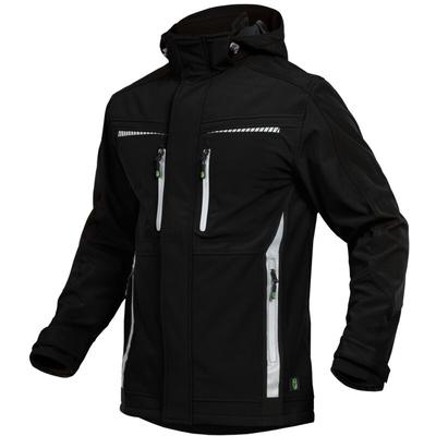 Leibwächter Sommer-Softshelljacke Herren FLEXS Gr. 2XL schwarz