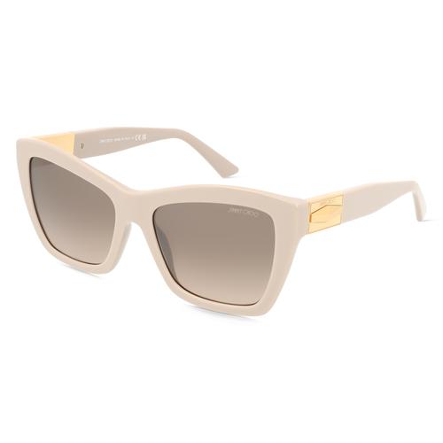 Jimmy Choo JC5031 Damen-Sonnenbrille Vollrand Cateye Acetat-Gestell, gelb