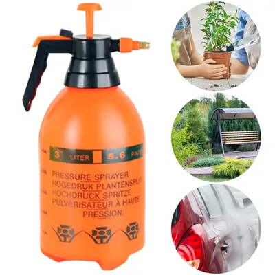 3L Manual Pump Bottle Adjustable Nozzle Water Mist Spray Bottle Water Sprayer for Plant Flowers Spray Weed Killer/Chemical Water
