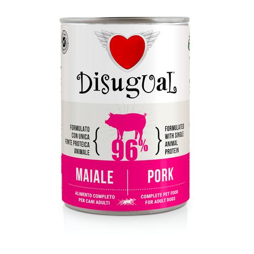 12x400g Disugual Adult Schwein Hundefutter nass