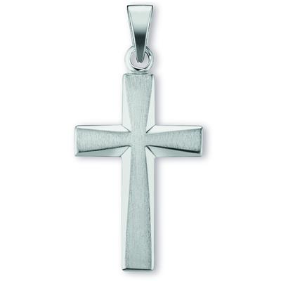 Ketten-Anhänger ONE ELEMENT "Kreuz Anhänger aus 925 Silber", silber, Schmuckanhänger, Damen, Silber 925 (Sterlingsilber)