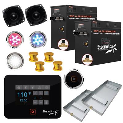 SteamSpa BKT2400-A Black Series Wifi and Bluetooth 24kW QuickStart